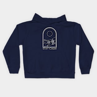 Stay calm Kids Hoodie